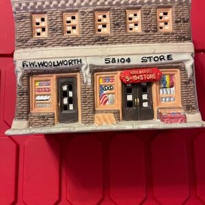 Worth's Festive Village Store Decor